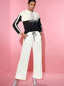 Pantalon en jersey qualité jersey extensible, souple et confortable
