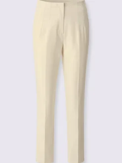 Pantalon en mélange de lyocell nervures décoratives