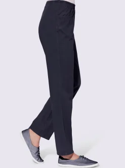 Pantalon estival à ceinture élastique et poches
