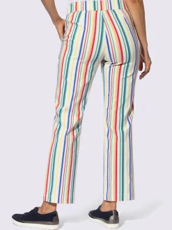 Pantalon extensible coupe courte mode