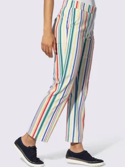 Pantalon extensible coupe courte mode