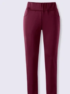 Pantalon femme effet brillant