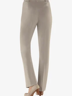 Pantalon fluide classique femme pli repassé