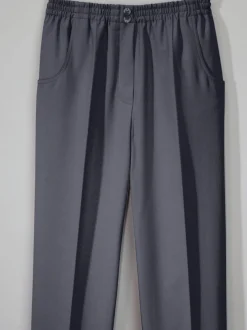 Pantalon féminin taille haute élastique