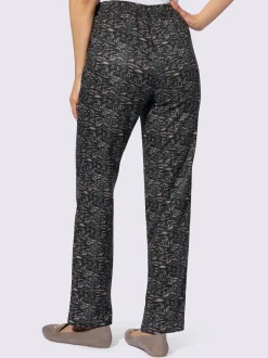 Pantalon imprimé ceinture élastique confortable