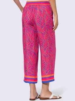 Pantalon imprimé qualité tissée