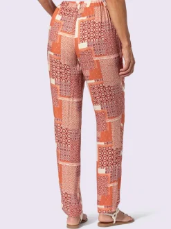 Pantalon imprimé viscose douce et fluide
