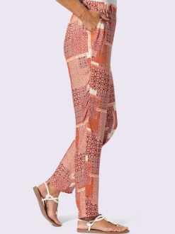 Pantalon imprimé viscose douce et fluide