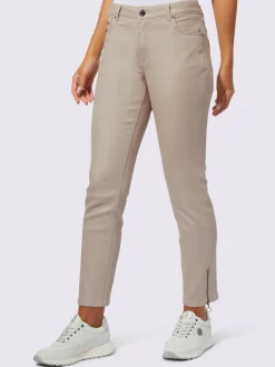Pantalon jean à 5 poches en coton extensible