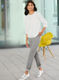 Pantalon jogger à taille élastique avec cordon