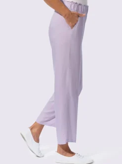 Pantalon large ceinture élastique