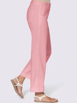 Pantalon large en coton et coupe ample