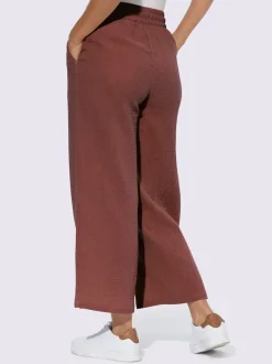 Pantalon large pur coton