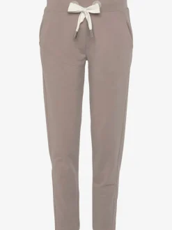 Pantalon molletonné à ceinture élastique avec cordon et poches latérales