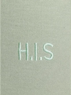 Pantalon molletonné pantalon basique avec petit logo brodé