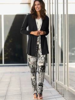 Pantalon motif patchwork