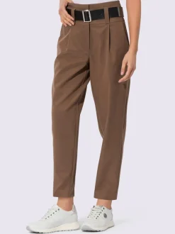 Pantalon paperbag ceinture incluse