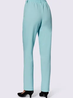 Pantalon plissé ceinture élastique confortable
