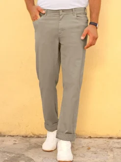Pantalon 5 poches finition de l’ourlet tendance