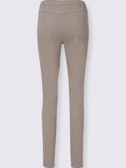 Pantalon slim en matière extensible souple