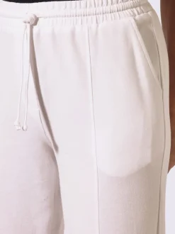 Pantalon sweat ceinture élastique, coulisse et lien à nouer