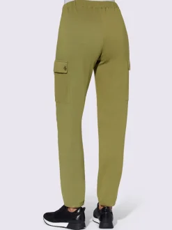 Pantalon sweat poches plaquées sur les côtés.