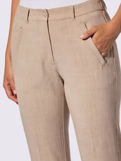 Pantalon tissé forme parfaite grâce à l'élasticité