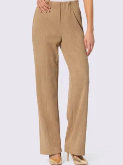 Pantalon toucher velouté