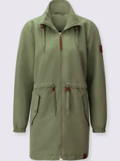 Parka col montant à coulisse