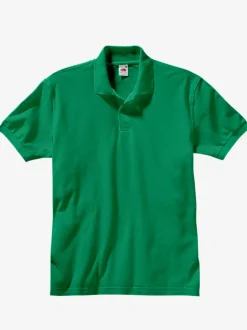 Polo unisexe sportif patte de boutonnage courte