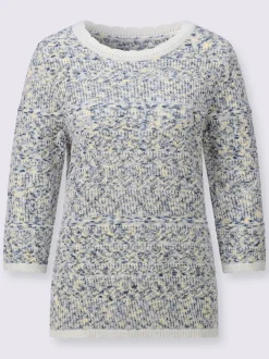 Pull ajouré 60% coton