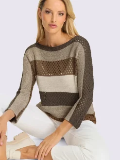 Pull ajouré motif ajouré léger