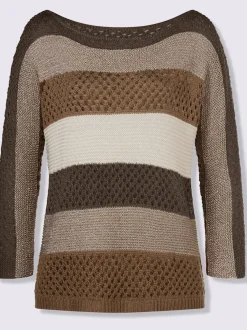 Pull ajouré motif ajouré léger
