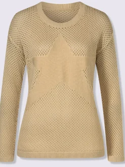 Pull ajouré pur coton