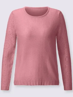Pull ajouré qualité bouclé légère