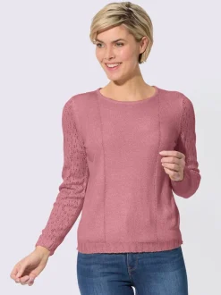 Pull ajouré qualité bouclé légère