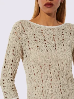 Pull ajouré superbe motif ajouré