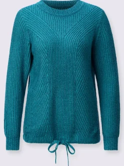 Pull bouclé jolie structure tricot