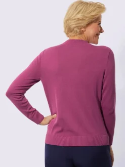 Pull à col montant 50% coton