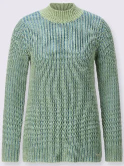 Pull à col montant 54% coton