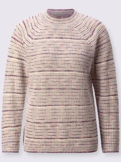 Pull à col montant toucher doux et agréable