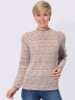 Pull à col montant toucher doux et agréable