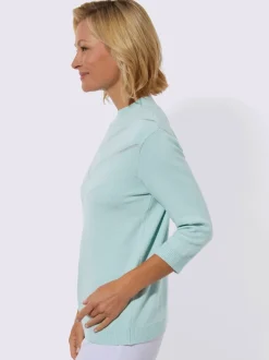 Pull à col montant 50% viscose