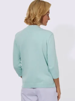 Pull à col montant 50% viscose