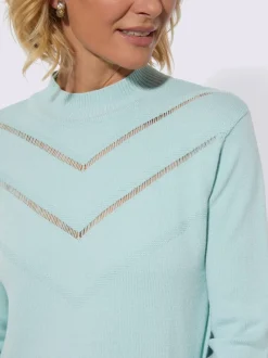Pull à col montant 50% viscose