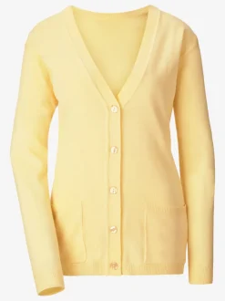 Pull à col rond et cardigan