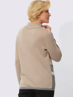 Pull à col roulé 58% coton