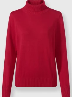 Pull à col roulé pur coton