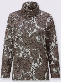 Pull à col roulé 63% viscose