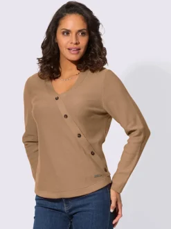 Pull à encolure en v 50% coton